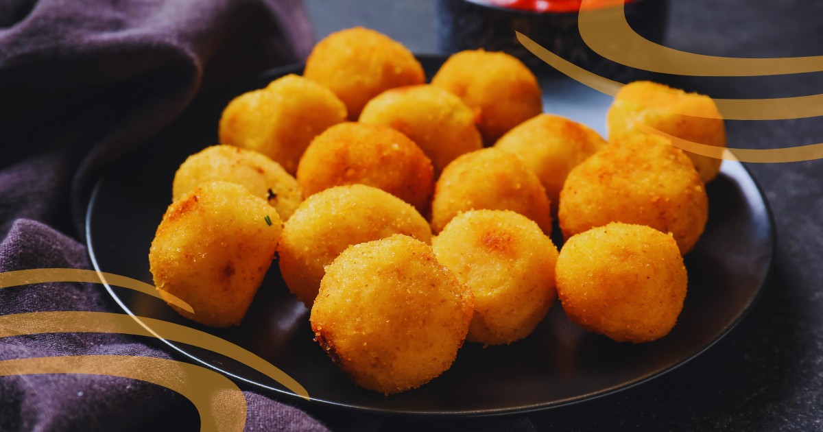 Shree Aahar-Cheesy Delight Potato Cheese Balls with Shree Aahar Flakes
