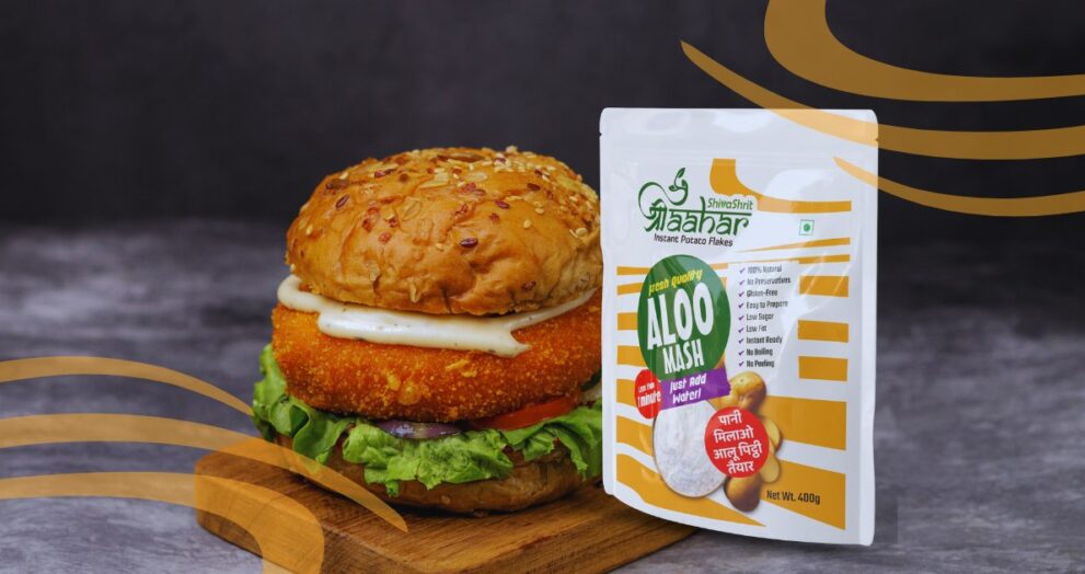 Shree Aahar-Crispy Delicious Aloo Tikki Made Easy with Shree Aahar Aloo Mash