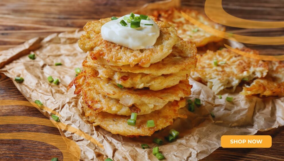 Shree Aahar-Golden and Fluffy Potato Pancakes Recipe in Minutes - Shree Aahar Shree Aahar- Golden and Fluffy Potato Pancakes Recipe in Minutes