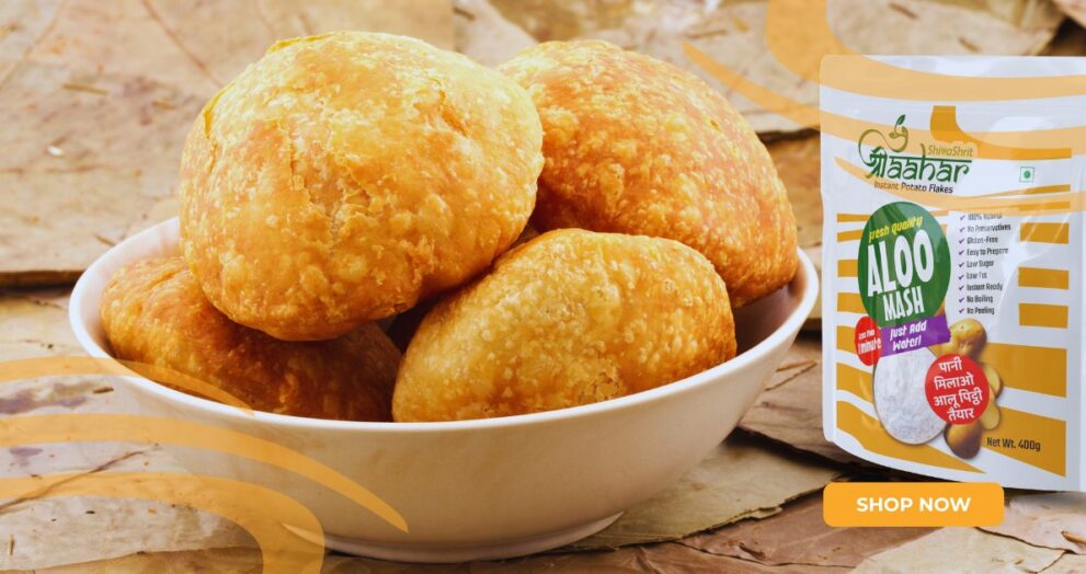 Shree Aahar-Quick and Easy Aloo Kachori Recipe with Instant Aloo Mash