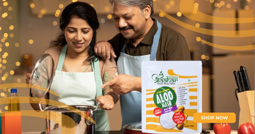 Shree Aahar - Quick Tasty Healthy Aloo Mash for Every Craving