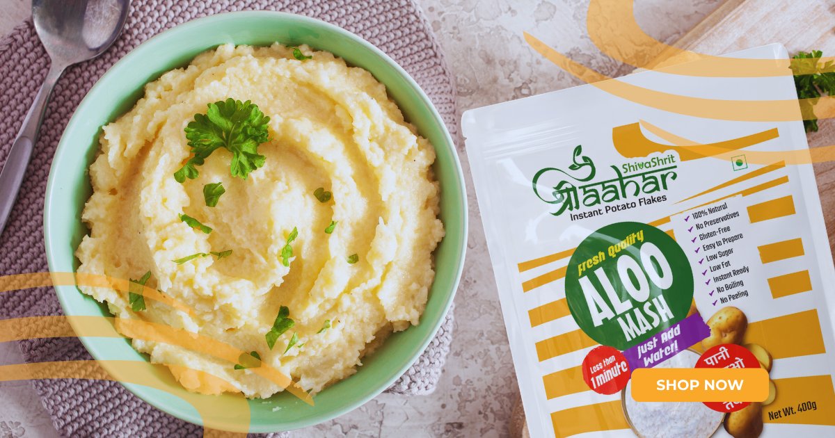 Shree Aahar - Fresh Quality Aloo Mash Made Easy - Shree Aahar Shree Aahar - Fresh Quality Aloo Mash Made Easy