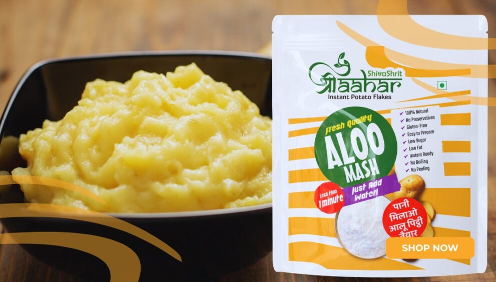 Shree Aahar - One Minute Aloo Mash for Guilt-Free Snacking - Shree Aahar Shree Aahar - One Minute Aloo Mash for Guilt-Free Snacking