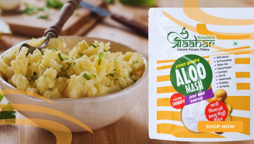 Shree Aahar - One Minute Aloo Mash for Quick Cooking - Shree Aahar Shree Aahar - One Minute Aloo Mash for Quick Cooking